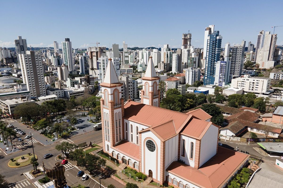Vista aérea de Chapecó